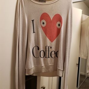 Wildfox I Love Coffee sweater